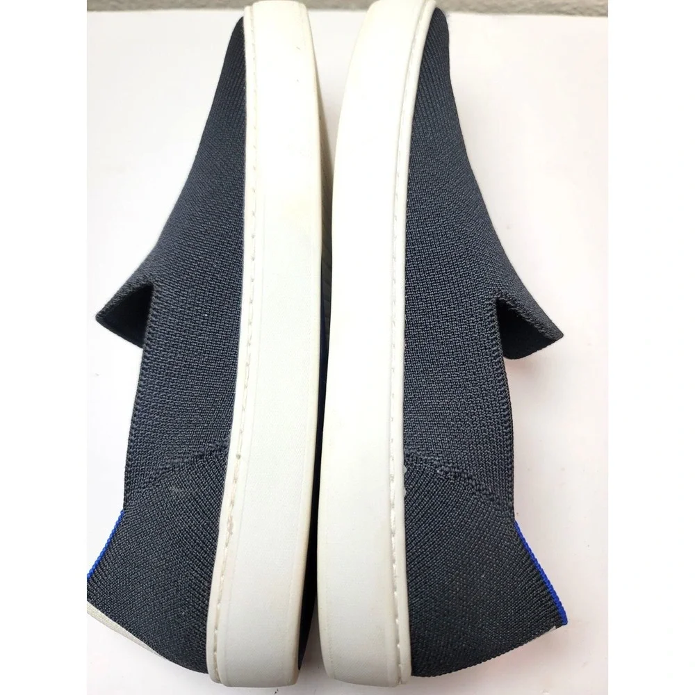 Rothys‎ The Sneaker Womens 8.5 Navy Blue Slip On Casual Washable Shoes